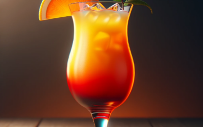 Mocktail Afterglow : Un Rayon de Soleil dans Votre Verre