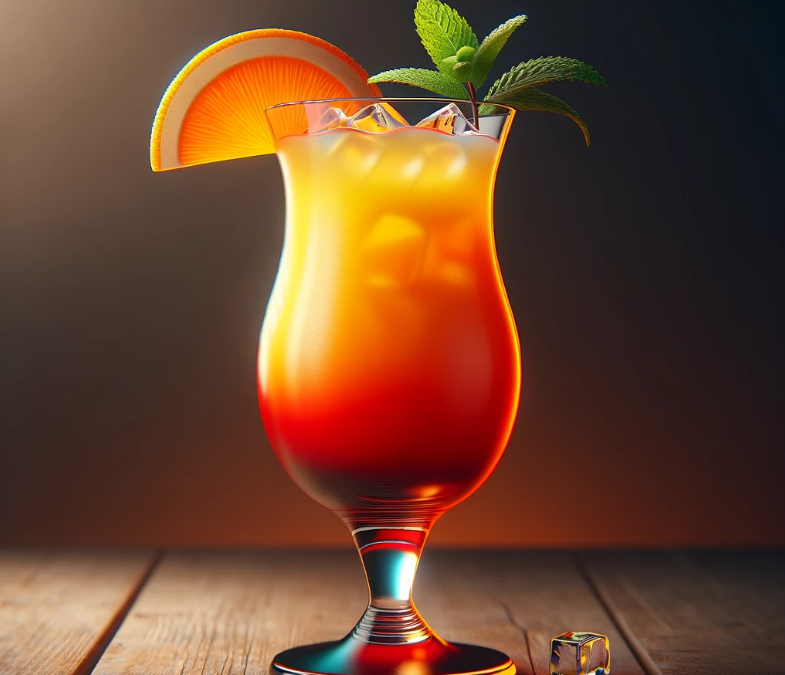 Mocktail Afterglow : Un Rayon de Soleil dans Votre Verre